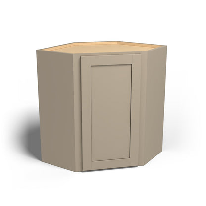 Special Order - 24" x 30" Wall Diagonal Corner Cabinet Mojave Shaker - WDC2430 30" Wall Cabinets Corner Wall Cabinets GHI Mojave Shaker Special Order SPMJS Wall Cabinets