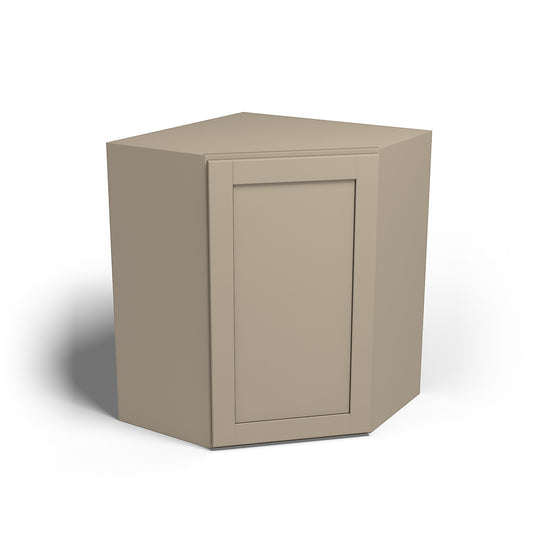 Special Order - 24" x 30" Wall Diagonal Corner Cabinet Mojave Shaker - WDC2430 30" Wall Cabinets Corner Wall Cabinets GHI Mojave Shaker Special Order SPMJS Wall Cabinets