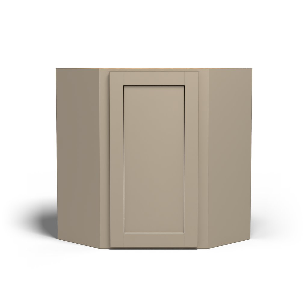 Special Order - 24" x 30" Wall Diagonal Corner Cabinet Mojave Shaker - WDC2430 30" Wall Cabinets Corner Wall Cabinets GHI Mojave Shaker Special Order SPMJS Wall Cabinets