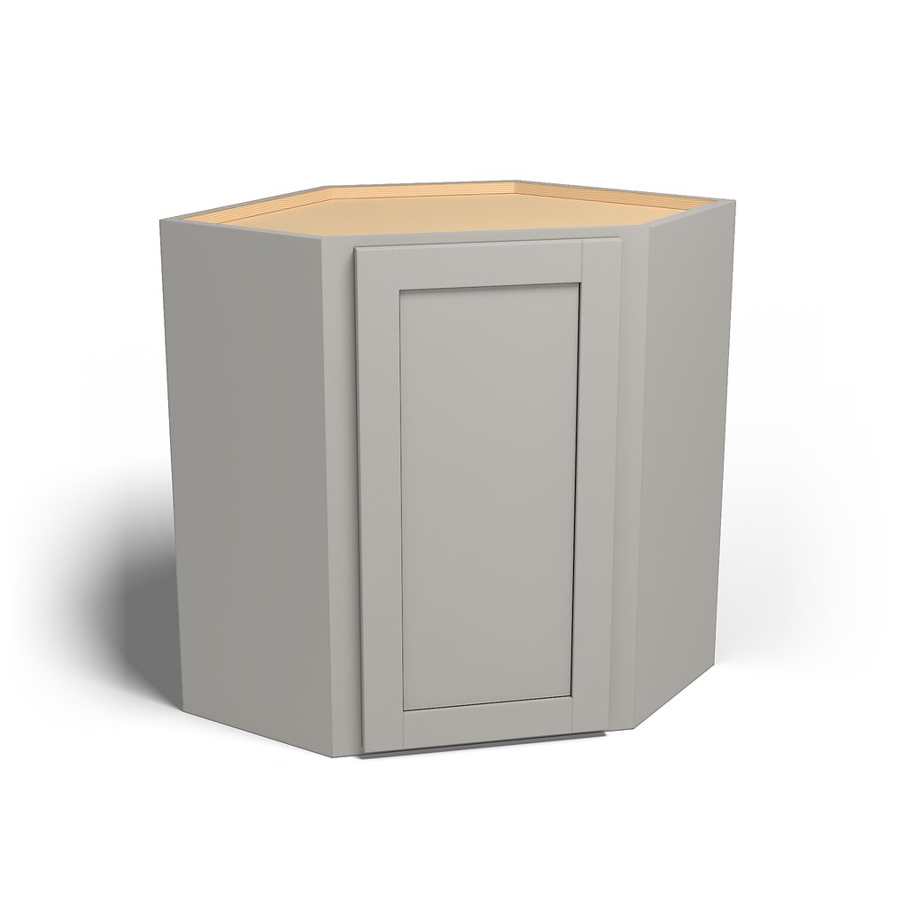 Special Order - 24" x 30" Wall Diagonal Corner Stone Harbor Gray - WDC2430 30" Wall Cabinets Corner Wall Cabinets GHI Special Order SPSHG Stone Harbor Gray Wall Cabinets