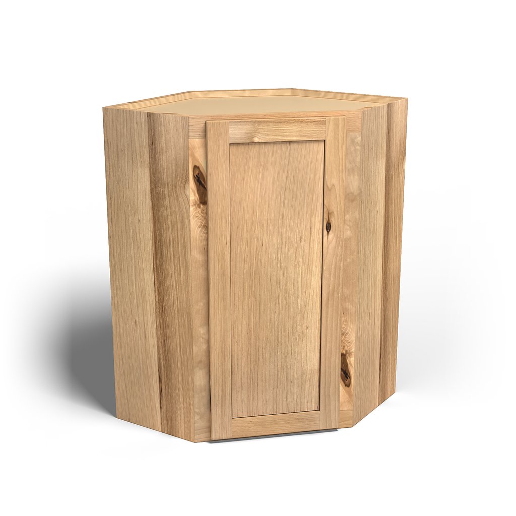 Special Order - 24" x 36" Wall Diagonal Corner Cabinet Frontier Shaker - WDC2436 36" Wall Cabinets Corner Wall Cabinets Frontier Shaker GHI Special Order SPFTS Wall Cabinets