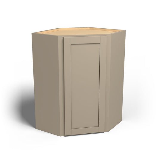 Special Order - 24" x 36" Wall Diagonal Corner Cabinet Mojave Shaker - WDC2436 36" Wall Cabinets Corner Wall Cabinets GHI Mojave Shaker Special Order SPMJS Wall Cabinets