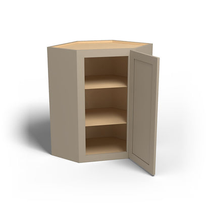 Special Order - 24" x 36" Wall Diagonal Corner Cabinet Mojave Shaker - WDC2436 36" Wall Cabinets Corner Wall Cabinets GHI Mojave Shaker Special Order SPMJS Wall Cabinets