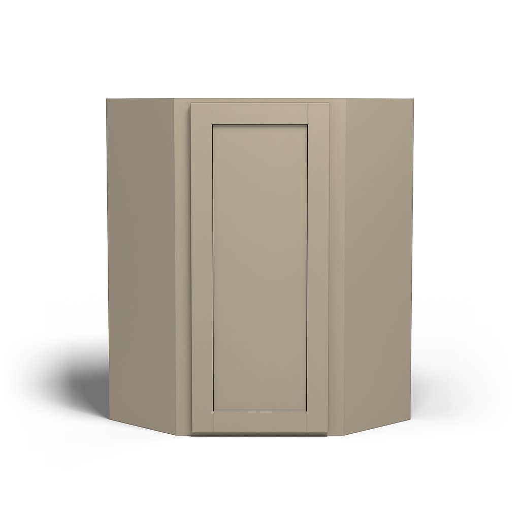 Special Order - 24" x 36" Wall Diagonal Corner Cabinet Mojave Shaker - WDC2436 36" Wall Cabinets Corner Wall Cabinets GHI Mojave Shaker Special Order SPMJS Wall Cabinets