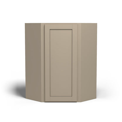 Special Order - 24" x 36" Wall Diagonal Corner Cabinet Mojave Shaker - WDC2436 36" Wall Cabinets Corner Wall Cabinets GHI Mojave Shaker Special Order SPMJS Wall Cabinets