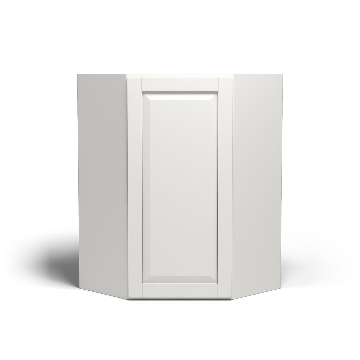 Special Order - 24" x 36" Wall Diagonal Corner Cabinet Newport White - WDC2436 36" Wall Cabinets Corner Wall Cabinets GHI Newport White Special Order SPNPW Wall Cabinets