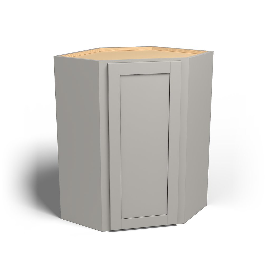 Special Order - 24" x 36" Wall Diagonal Corner Stone Harbor Gray - WDC2436 36" Wall Cabinets Corner Wall Cabinets GHI Special Order SPSHG Stone Harbor Gray Wall Cabinets