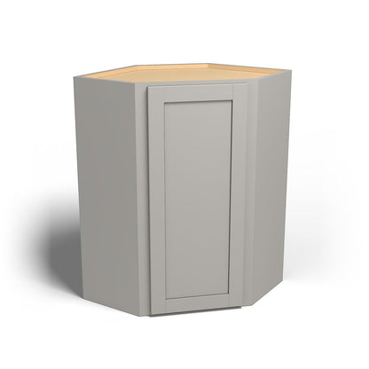 Special Order - 24" x 36" Wall Diagonal Corner Stone Harbor Gray - WDC2436 36" Wall Cabinets Corner Wall Cabinets GHI Special Order SPSHG Stone Harbor Gray Wall Cabinets