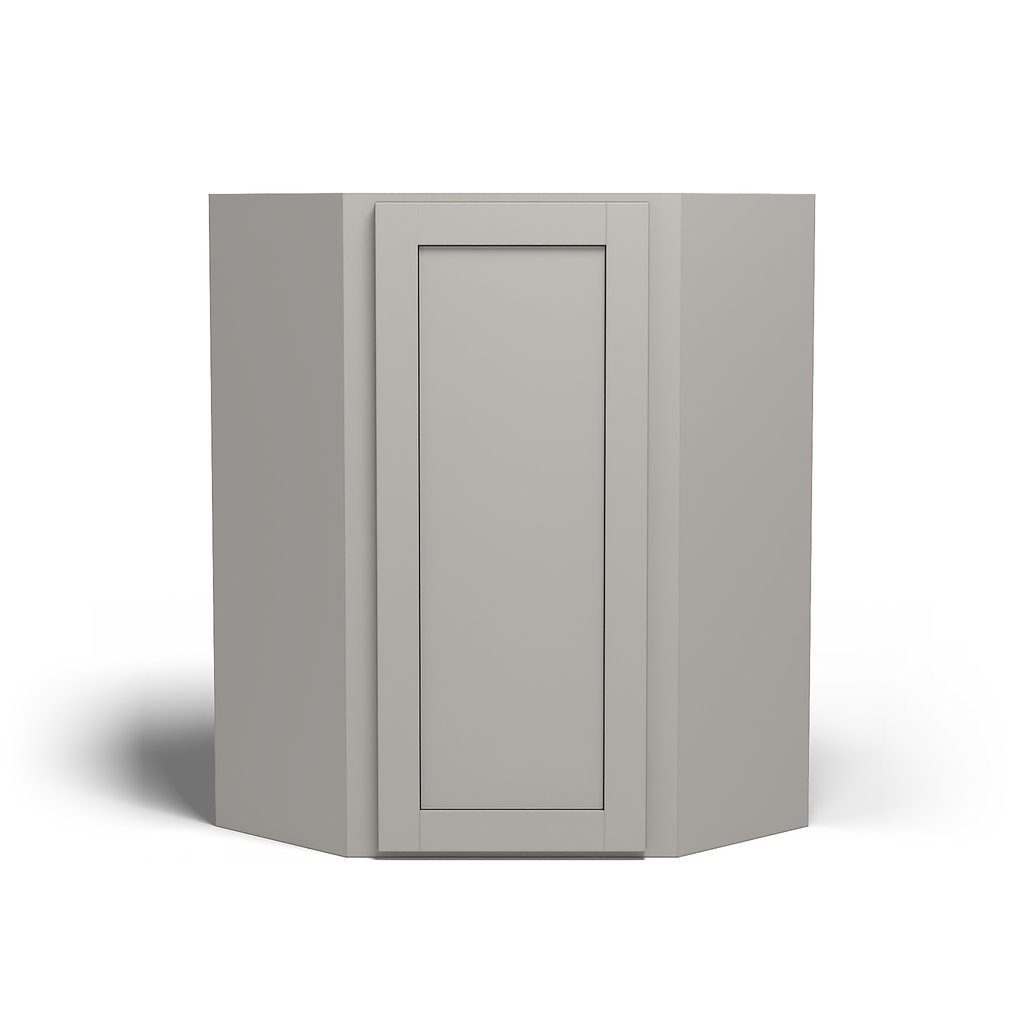 Special Order - 24" x 36" Wall Diagonal Corner Stone Harbor Gray - WDC2436 36" Wall Cabinets Corner Wall Cabinets GHI Special Order SPSHG Stone Harbor Gray Wall Cabinets