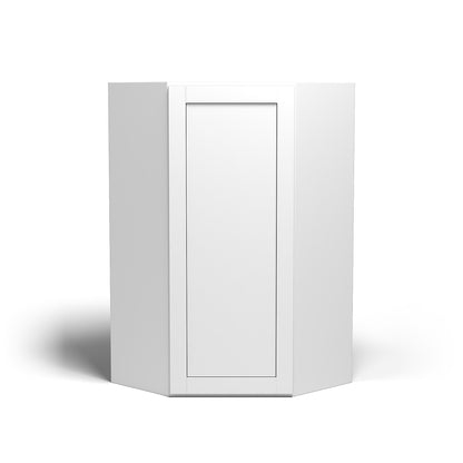 Special Order - 24" x 42" Wall Diagonal Corner Arcadia White Shaker - WDC2442 42" Wall Cabinets Arcadia White Corner Wall Cabinets GHI SPACW Special Order Wall Cabinets