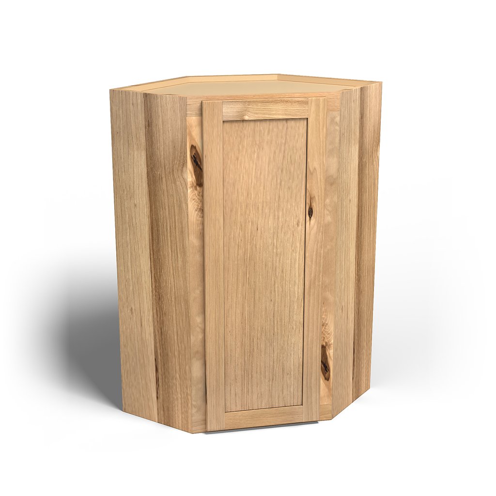 Special Order - 24" x 42" Wall Diagonal Corner Cabinet Frontier Shaker - WDC2442 42" Wall Cabinets Corner Wall Cabinets Frontier Shaker GHI Special Order SPFTS Wall Cabinets