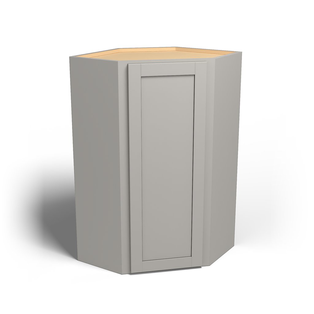 Special Order - 24" x 42" Wall Diagonal Corner Stone Harbor Gray - WDC2442 42" Wall Cabinets Corner Wall Cabinets GHI Special Order SPSHG Stone Harbor Gray Wall Cabinets