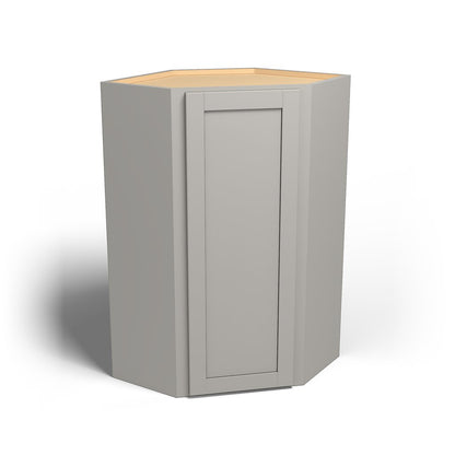 Special Order - 24" x 42" Wall Diagonal Corner Stone Harbor Gray - WDC2442 42" Wall Cabinets Corner Wall Cabinets GHI Special Order SPSHG Stone Harbor Gray Wall Cabinets