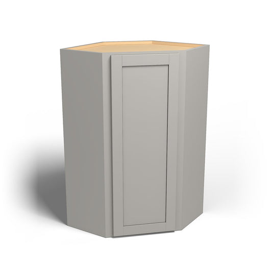 Special Order - 24" x 42" Wall Diagonal Corner Stone Harbor Gray - WDC2442 42" Wall Cabinets Corner Wall Cabinets GHI Special Order SPSHG Stone Harbor Gray Wall Cabinets