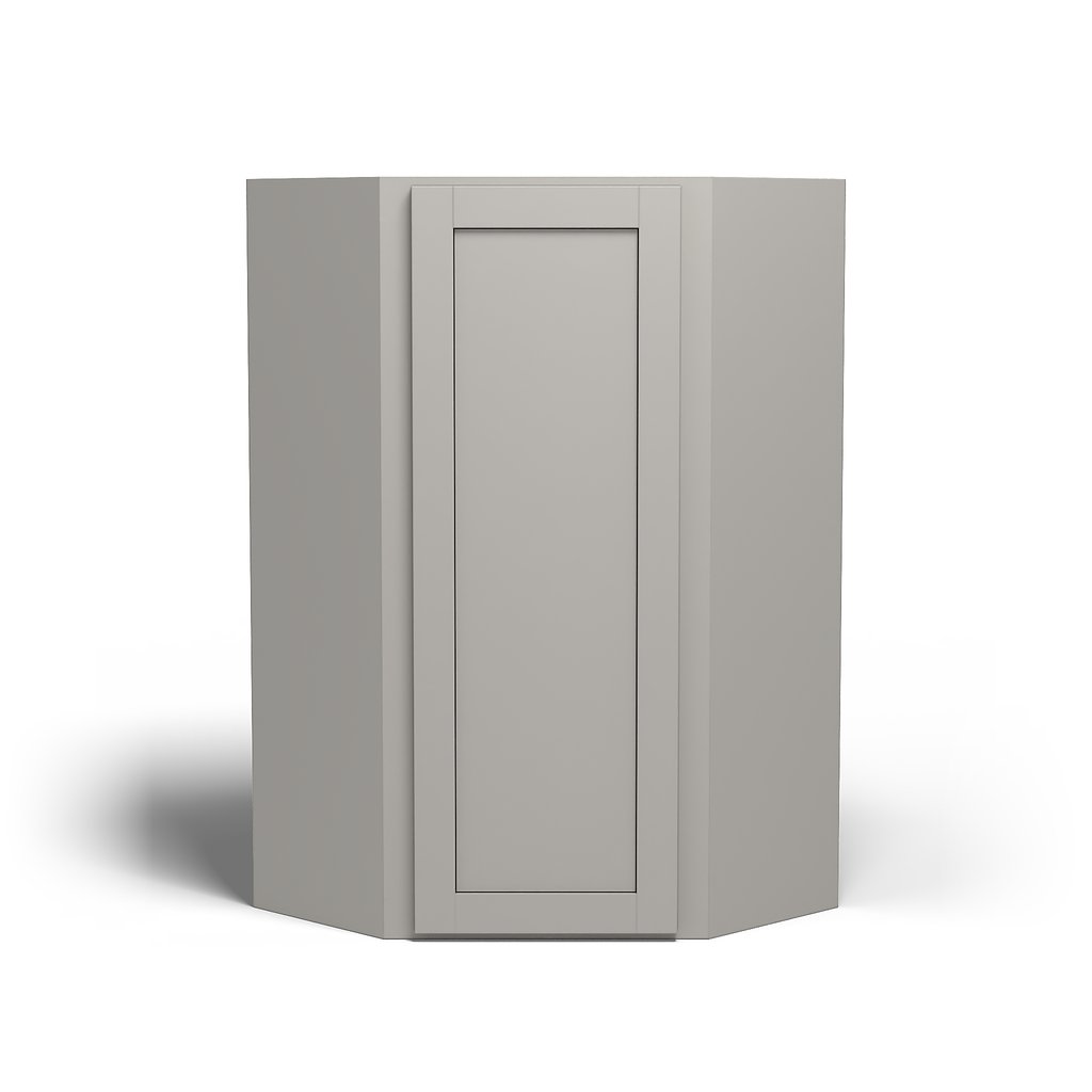 Special Order - 24" x 42" Wall Diagonal Corner Stone Harbor Gray - WDC2442 42" Wall Cabinets Corner Wall Cabinets GHI Special Order SPSHG Stone Harbor Gray Wall Cabinets
