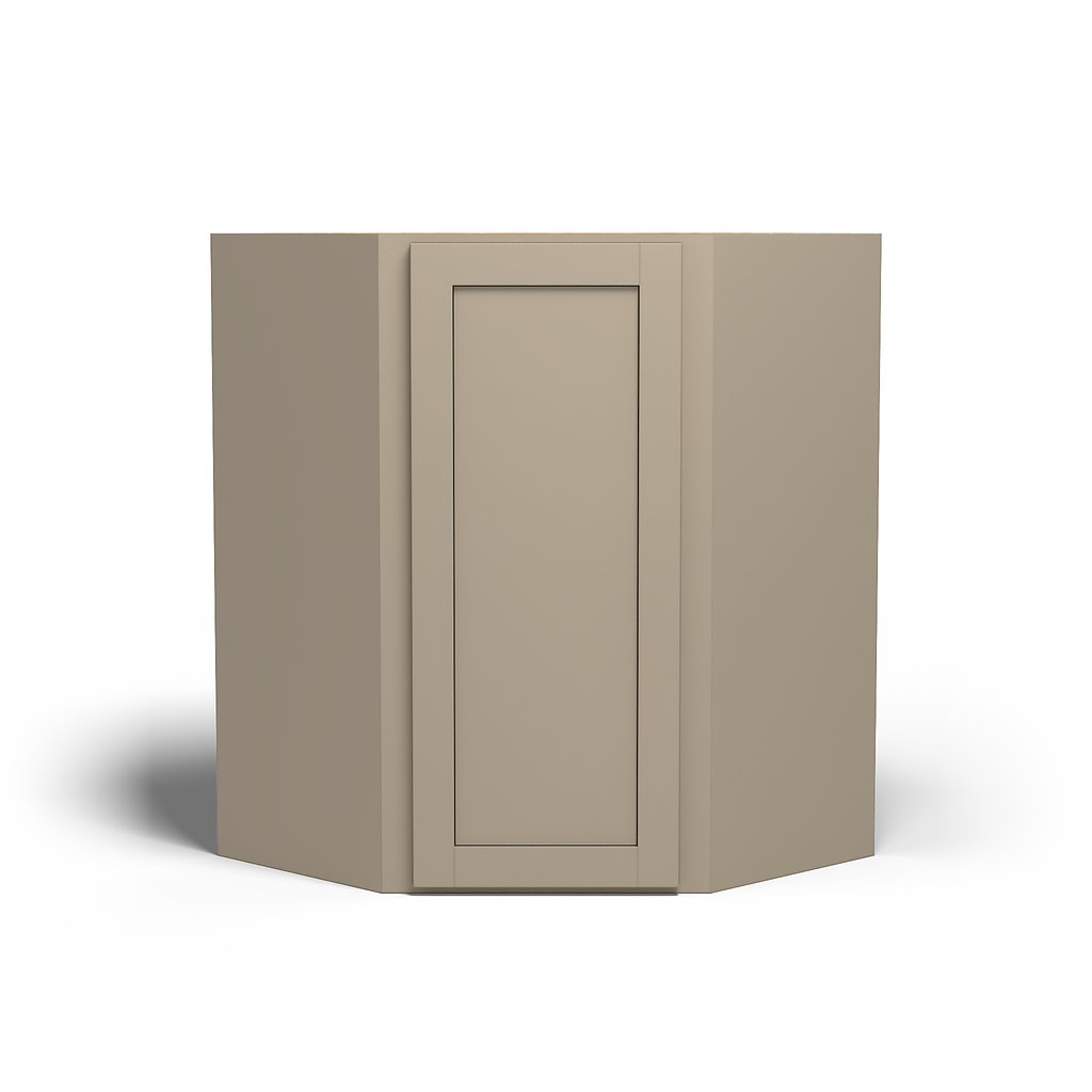 Special Order - 27" x 36" Wall Diagonal Corner Cabinet Mojave Shaker - WDC2736 36" Wall Cabinets Corner Wall Cabinets GHI Mojave Shaker Special Order SPMJS Wall Cabinets