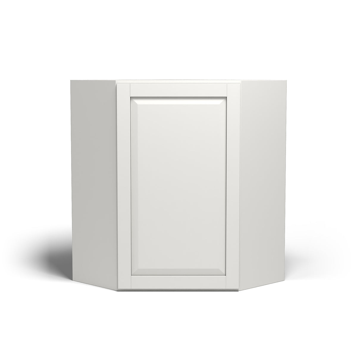 Special Order - 27" x 36" Wall Diagonal Corner Cabinet Newport White - WDC2736 36" Wall Cabinets Corner Wall Cabinets GHI Newport White Special Order SPNPW Wall Cabinets