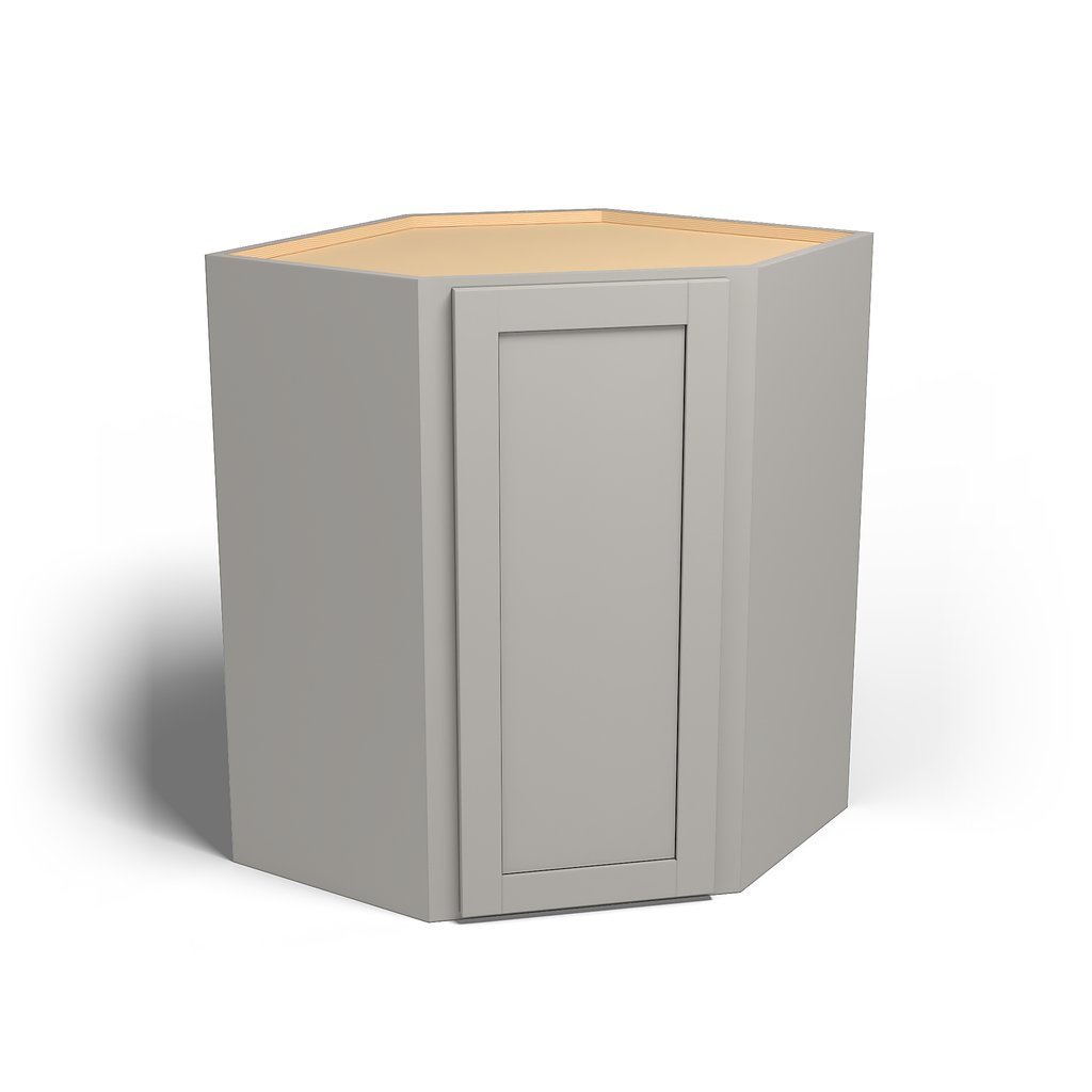 Special Order - 27" x 36" Wall Diagonal Corner Stone Harbor Gray - WDC2736 36" Wall Cabinets Corner Wall Cabinets GHI Special Order SPSHG Stone Harbor Gray Wall Cabinets