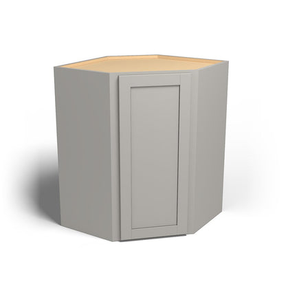 Special Order - 27" x 36" Wall Diagonal Corner Stone Harbor Gray - WDC2736 36" Wall Cabinets Corner Wall Cabinets GHI Special Order SPSHG Stone Harbor Gray Wall Cabinets