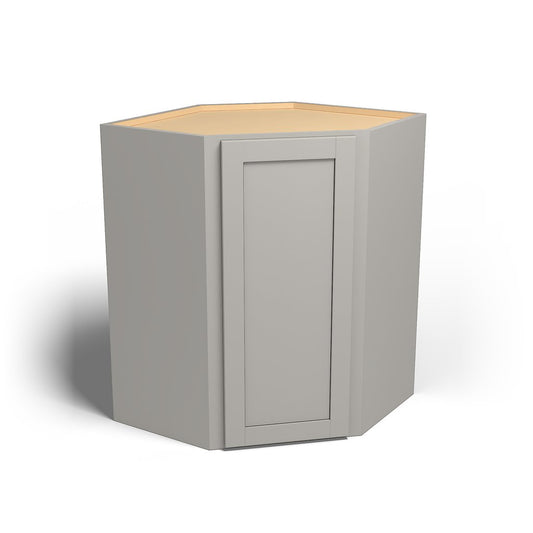 Special Order - 27" x 36" Wall Diagonal Corner Stone Harbor Gray - WDC2736 36" Wall Cabinets Corner Wall Cabinets GHI Special Order SPSHG Stone Harbor Gray Wall Cabinets