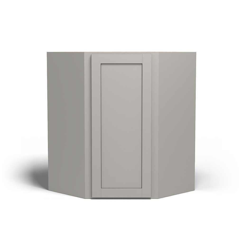 Special Order - 27" x 36" Wall Diagonal Corner Stone Harbor Gray - WDC2736 36" Wall Cabinets Corner Wall Cabinets GHI Special Order SPSHG Stone Harbor Gray Wall Cabinets
