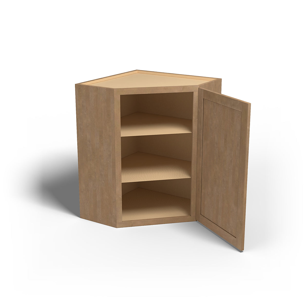Special Order - 27" x 36" Wall Diagonal Corner Cabinet Sonona Sand - WDC2736 36" Wall Cabinets Corner Wall Cabinets GHI Sonona Sand Special Order SPSNS Wall Cabinets