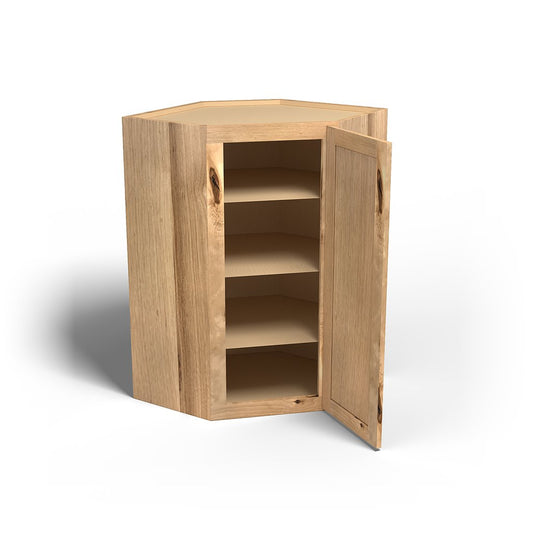 Special Order - 27" x 42" Wall Diagonal Corner Cabinet Frontier Shaker - WDC2742 42" Wall Cabinets Corner Wall Cabinets Frontier Shaker GHI Special Order SPFTS Wall Cabinets