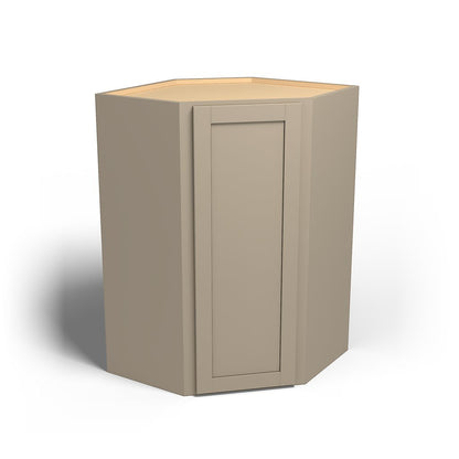 Special Order - 27" x 42" Wall Diagonal Corner Cabinet Mojave Shaker - WDC2742 42" Wall Cabinets Corner Wall Cabinets GHI Mojave Shaker Special Order SPMJS Wall Cabinets