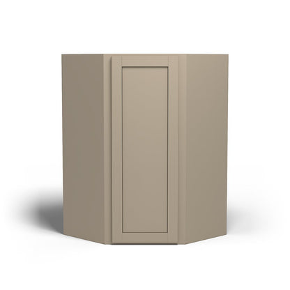 Special Order - 27" x 42" Wall Diagonal Corner Cabinet Mojave Shaker - WDC2742 42" Wall Cabinets Corner Wall Cabinets GHI Mojave Shaker Special Order SPMJS Wall Cabinets