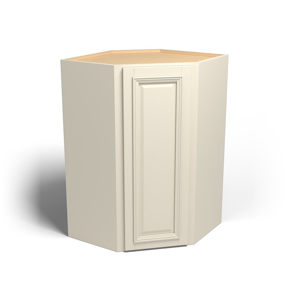 Special Order - 27" x 42" Wall Diagonal Corner Nantucket Linen - WDC2742 42" Wall Cabinets Corner Wall Cabinets GHI Nantucket Linen Special Order SPNTL Wall Cabinets