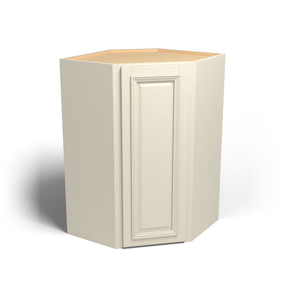 Special Order - 27" x 42" Wall Diagonal Corner Nantucket Linen - WDC2742 42" Wall Cabinets Corner Wall Cabinets GHI Nantucket Linen Special Order SPNTL Wall Cabinets