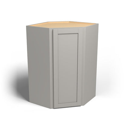 Special Order - 27" x 42" Wall Diagonal Corner Stone Harbor Gray - WDC2742 42" Wall Cabinets Corner Wall Cabinets GHI Special Order SPSHG Stone Harbor Gray Wall Cabinets