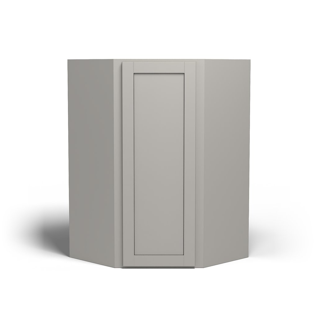 Special Order - 27" x 42" Wall Diagonal Corner Stone Harbor Gray - WDC2742 42" Wall Cabinets Corner Wall Cabinets GHI Special Order SPSHG Stone Harbor Gray Wall Cabinets