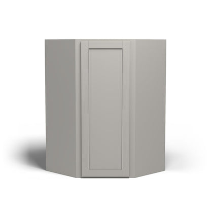 Special Order - 27" x 42" Wall Diagonal Corner Stone Harbor Gray - WDC2742 42" Wall Cabinets Corner Wall Cabinets GHI Special Order SPSHG Stone Harbor Gray Wall Cabinets