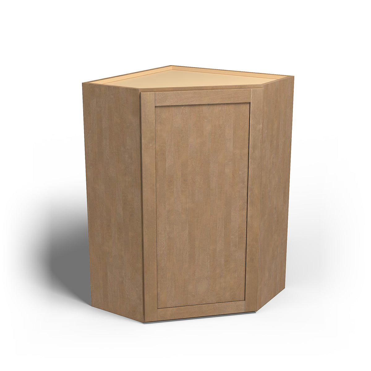 Special Order - 27" x 42" Wall Diagonal Corner Cabinet Sonona Sand - WDC2742 42" Wall Cabinets Corner Wall Cabinets GHI Sonona Sand Special Order SPSNS Wall Cabinets