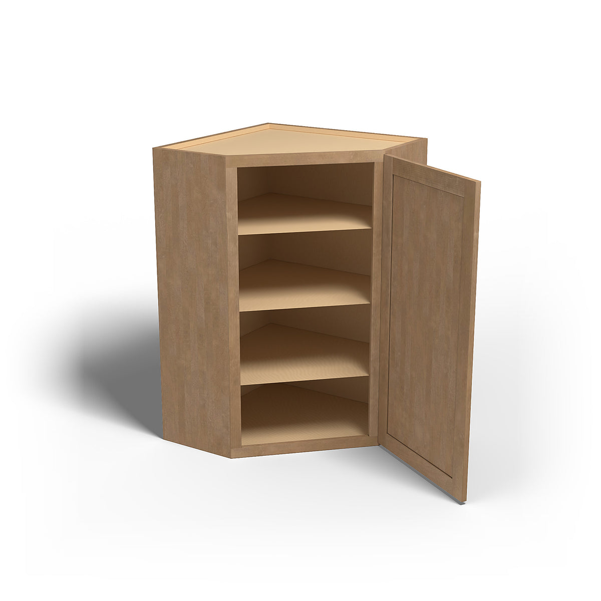Special Order - 27" x 42" Wall Diagonal Corner Cabinet Sonona Sand - WDC2742 42" Wall Cabinets Corner Wall Cabinets GHI Sonona Sand Special Order SPSNS Wall Cabinets