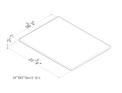 Special Order - 18" Pantry Shelf - WP18 GHI GHI Accessories Pantry Shelf SPACL SPACW SPCCB Special Order SPFTS SPMJS SPNCG SPNTL SPPGS SPRWS SPSDC SPSHG