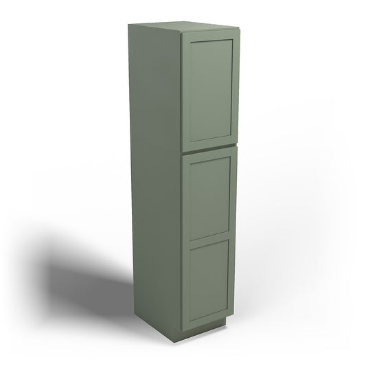 Special Order - 18" x 84" Wall Pantry Forest Green - WP1884