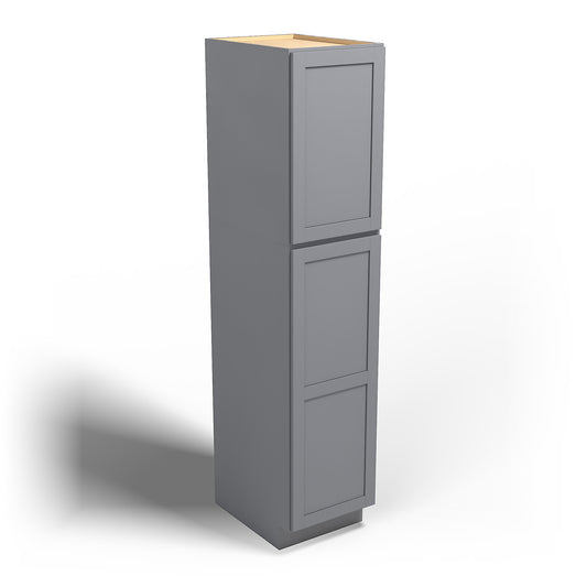 Special Order - 18" x 84" Wall Pantry Pacific Gray - WP1884 GHI Pacific Gray Pantries Special Order SPPGS
