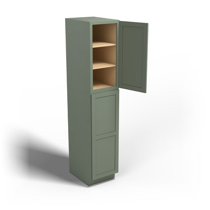 Special Order - 18" x 90" Wall Pantry Forest Green - WP1890