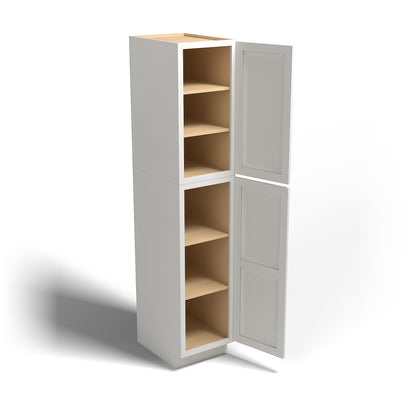 Special Order - 18" x 90" Wall Pantry Newport White - WP1890 GHI Newport White Pantries Special Order SPNPW