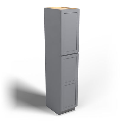 Special Order - 18" x 90" Wall Pantry Pacific Gray - WP1890 GHI Pacific Gray Pantries Special Order SPPGS