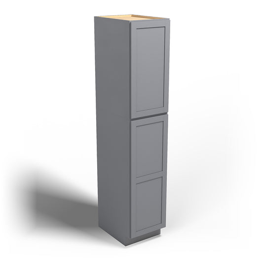 Special Order - 18" x 90" Wall Pantry Pacific Gray - WP1890 GHI Pacific Gray Pantries Special Order SPPGS
