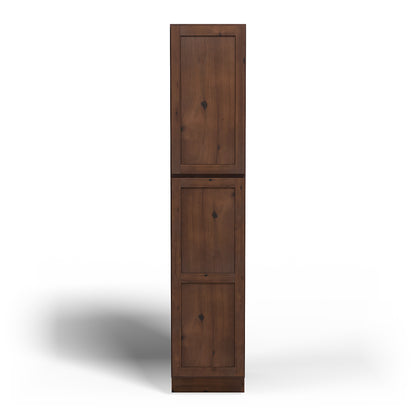 Special Order - 18" x 90" Wall Pantry Rustic Walnut - WP1890 GHI Pantries Rustic Walnut Special Order SPRWS