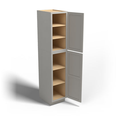 Special Order - 18" x 90" Wall Pantry Stone Harbor Gray - WP1890 GHI Pantries Special Order SPSHG Stone Harbor Gray