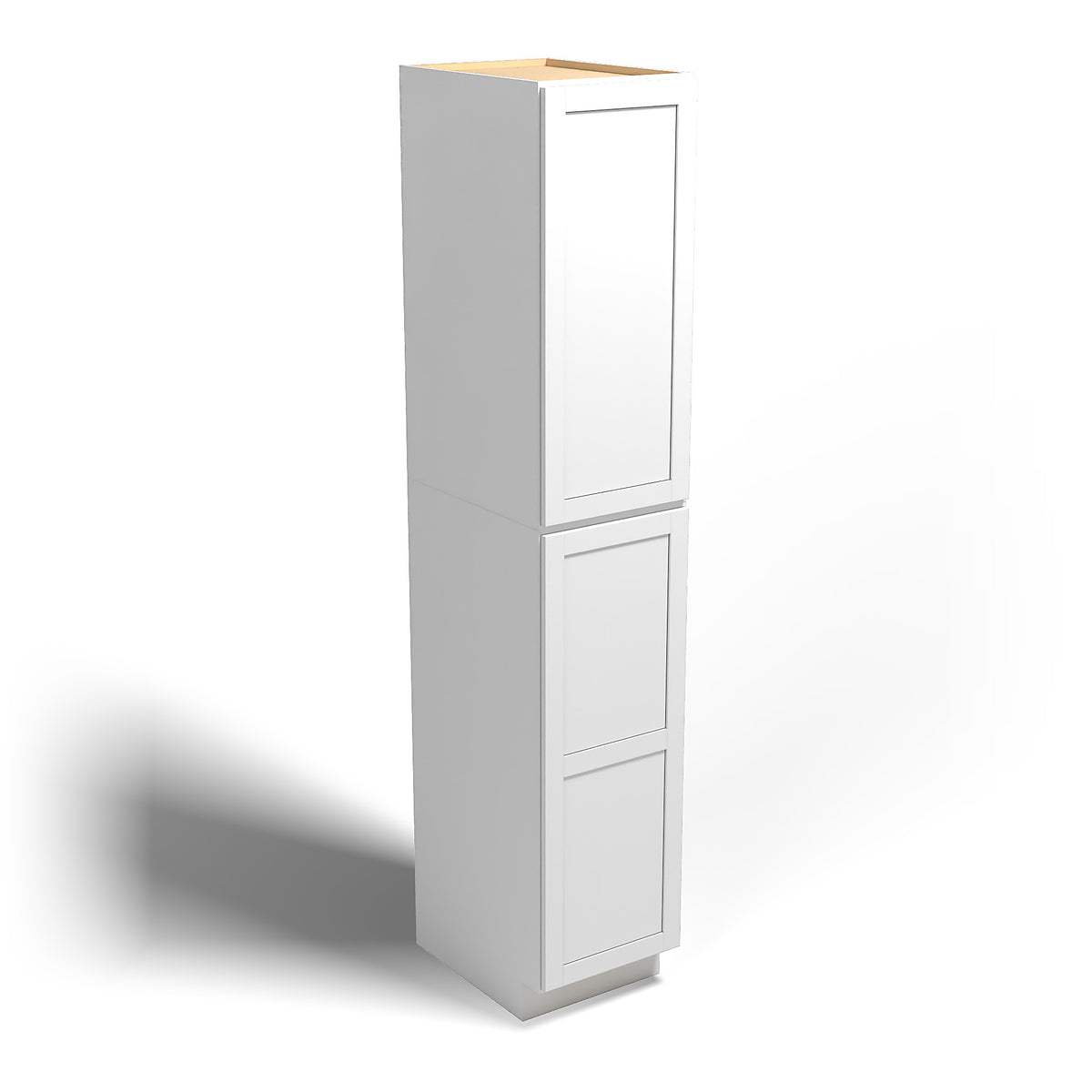 Special Order - 18" x 96" Wall Pantry Arcadia White Shaker - WP1896 Arcadia White GHI Pantries SPACW Special Order