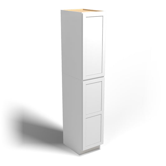 Special Order - 18" x 96" Wall Pantry Arcadia White Shaker - WP1896 Arcadia White GHI Pantries SPACW Special Order