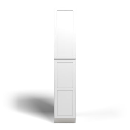 Special Order - 18" x 96" Wall Pantry Arcadia White Shaker - WP1896 Arcadia White GHI Pantries SPACW Special Order