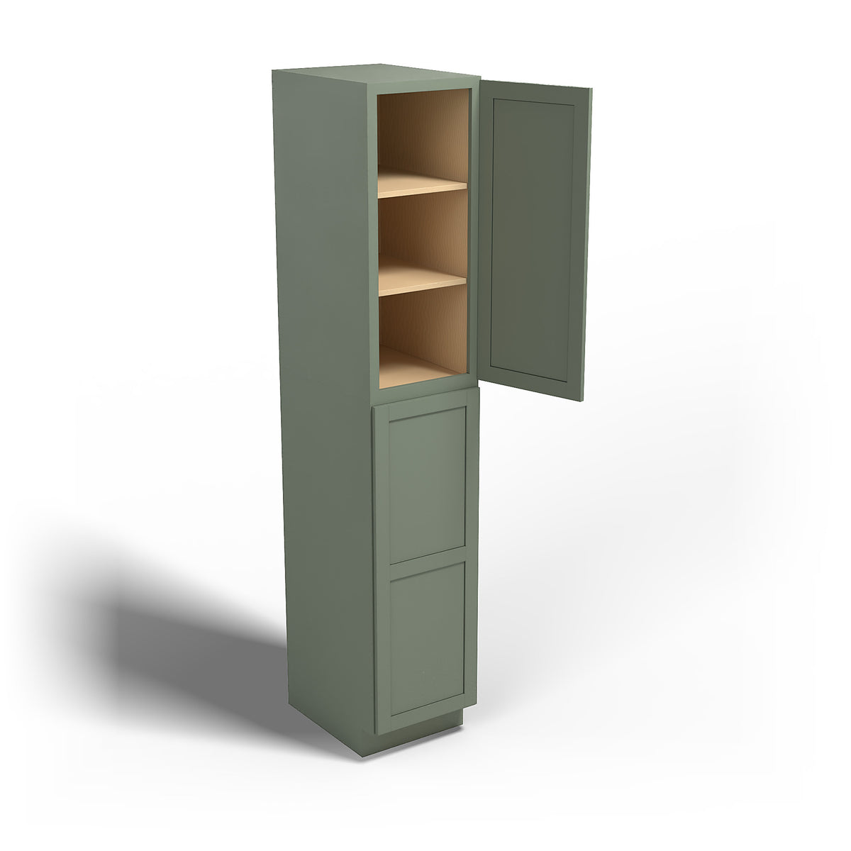 Special Order - 18" x 96" Wall Pantry Forest Green - WP1896
