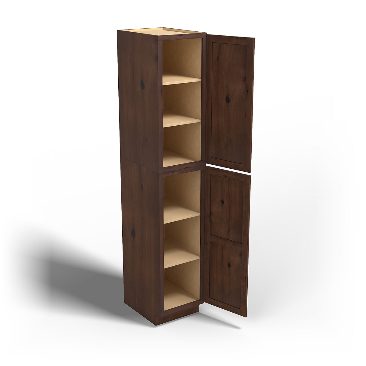 Special Order - 18" x 96" Wall Pantry Rustic Walnut - WP1896 GHI Pantries Rustic Walnut Special Order SPRWS